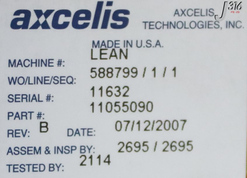 28766 AXCELIS DUAL POWER SUPPLY (PARTS) 11055090 | eBay